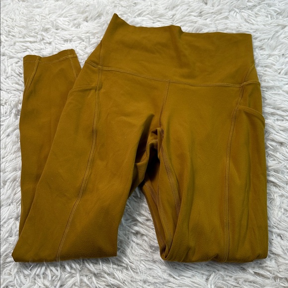Lululemon Align High Rise Pant with Pockets 25" Gold Spice - Picture 1 of 5